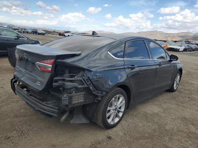 3FA6P0LU7LR127360 - 2020 FORD FUSION SE BLACK photo 3