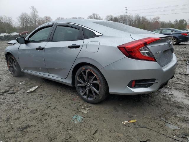 2HGFC2F83LH551941 - 2020 HONDA CIVIC SPORT SILVER photo 2