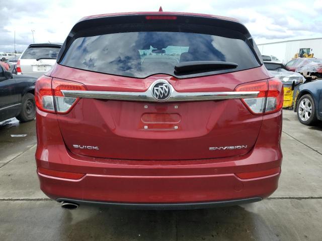 LRBFXBSA8HD101426 - 2017 BUICK ENVISION ESSENCE RED photo 6