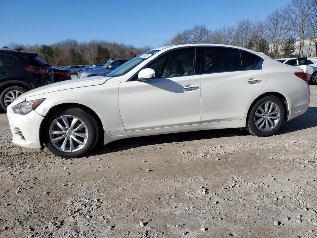 JN1BV7ARXFM423625 - 2015 INFINITI Q50 BASE WHITE photo 1