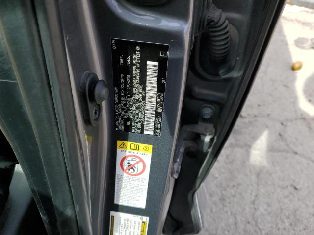 JTJBARBZ4K2215424 - 2019 LEXUS NX 300 BASE ნაცრისფერი ფოტო 12