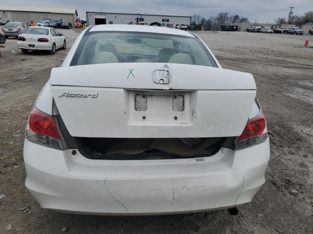 1HGCP26379A182861 - 2009 HONDA ACCORD LX WHITE photo 6