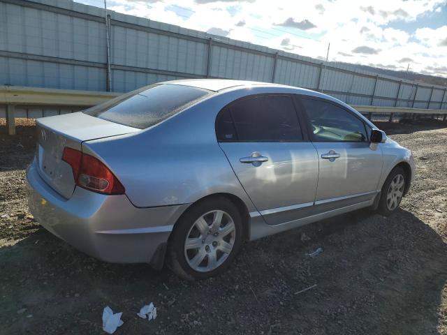 1HGFA16566L003378 - 2006 HONDA CIVIC LX SILVER photo 3