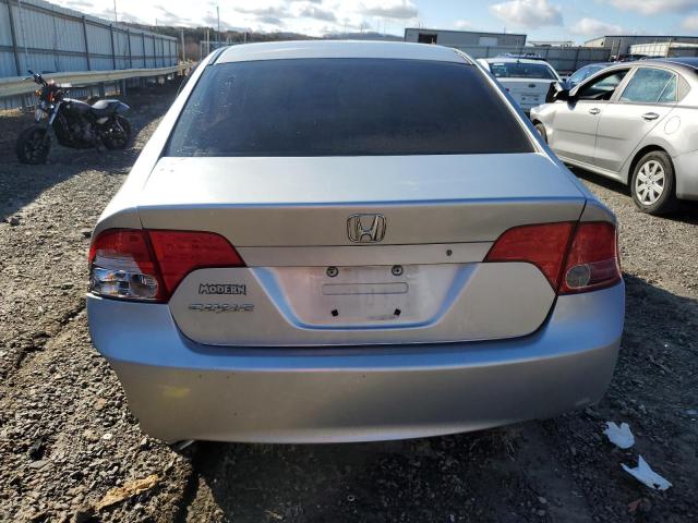 1HGFA16566L003378 - 2006 HONDA CIVIC LX SILVER photo 6