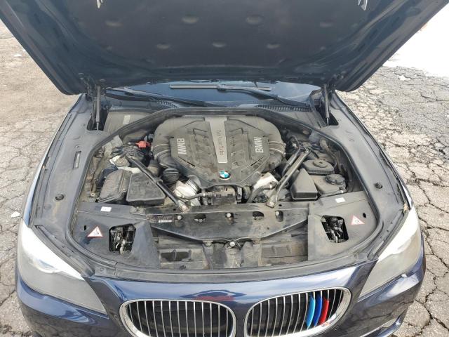 WBAKC8C5XCC436635 - 2012 BMW 750 LXI BLUE photo 11