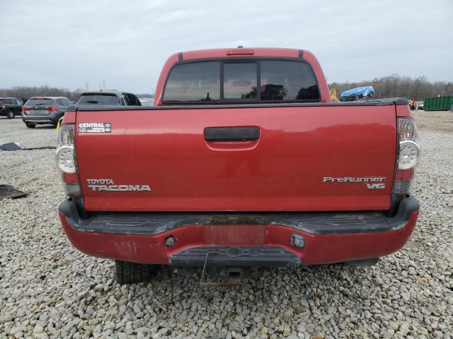 5TFJU4GN6BX006106 - 2011 TOYOTA TACOMA DOUBLE CAB PRERUNNER RED photo 6