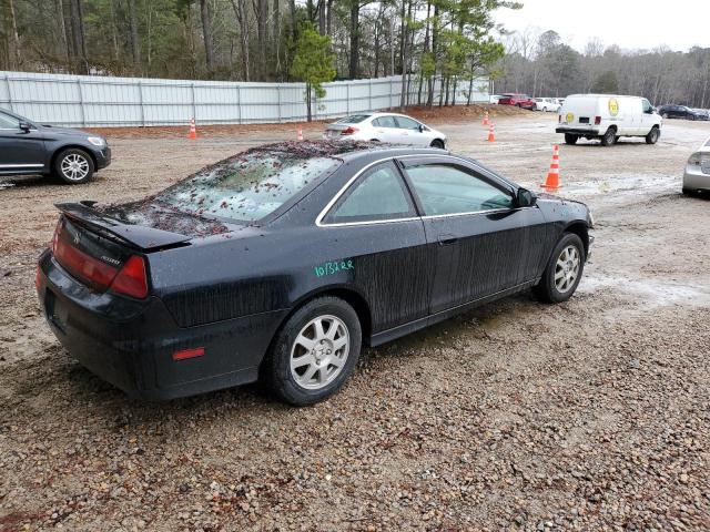 1HGCG32022A035841 - 2002 HONDA ACCORD SE BLACK photo 3