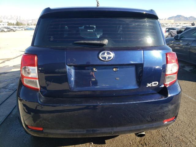 JTKKUPB46E1040373 - 2014 TOYOTA SCION XD BLUE photo 6