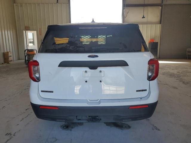 1FM5K8AB9LGC01787 - 2020 FORD EXPLORER POLICE INTERCEPTOR თეთრი ფოტო 6