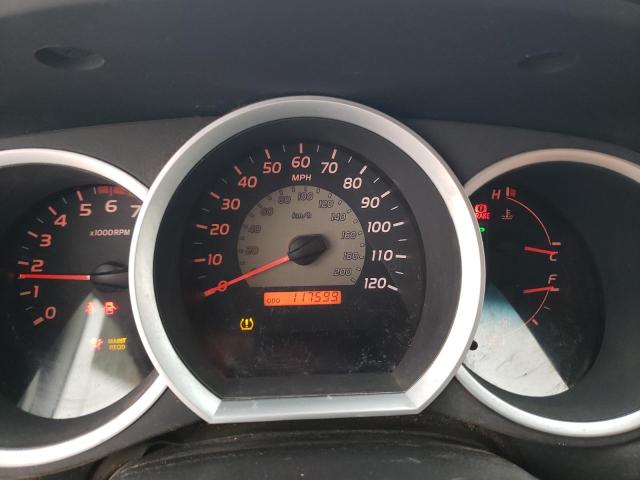 5TETX22NX8Z527214 - 2008 TOYOTA TACOMA ACCESS CAB წითელი ფოტო 9