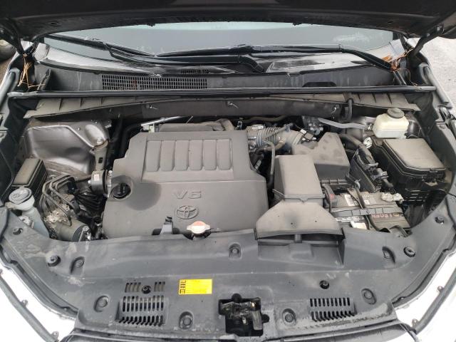 5TDKKRFH5GS139553 - 2016 TOYOTA HIGHLANDER XLE BROWN photo 12