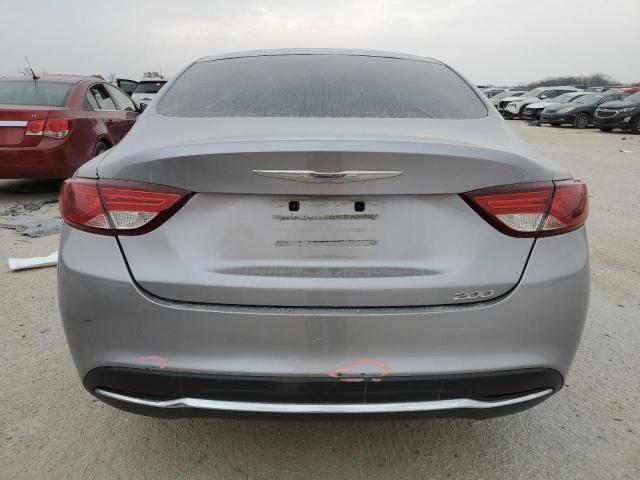 1C3CCCABXFN605777 - 2015 CHRYSLER 200 LIMITED GRAY photo 6
