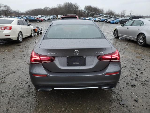 W1K3G4FB1MJ304100 - 2021 MERCEDES-BENZ A 220 4MATIC GRAY photo 6