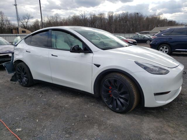 5YJYGDEF8MF295309 - 2021 TESLA MODEL Y WHITE photo 4