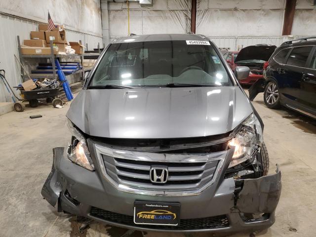 5FNRL38469B405964 - 2009 HONDA ODYSSEY EX GRAY photo 5