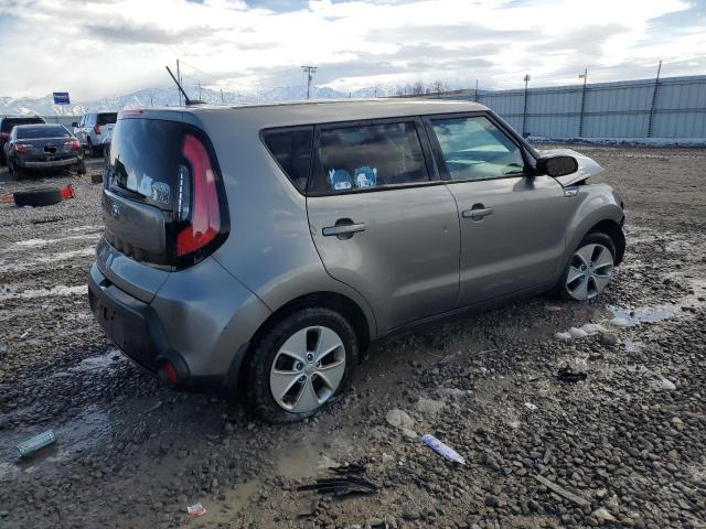 KNDJN2A29F7143627 - 2015 KIA SOUL GRAY photo 3