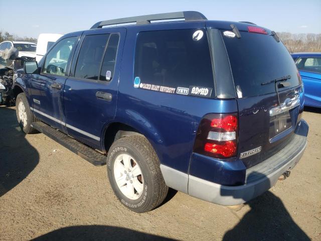 1FMEU72E96UA65745 - 2006 FORD EXPLORER XLS BLUE photo 2