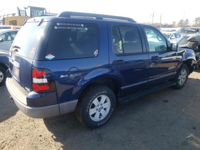 1FMEU72E96UA65745 - 2006 FORD EXPLORER XLS BLUE photo 3