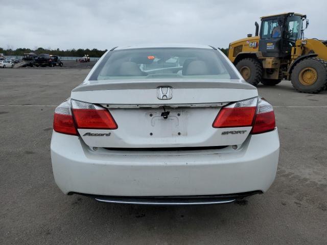 1HGCR2F37FA240862 - 2015 HONDA ACCORD LX WHITE photo 6