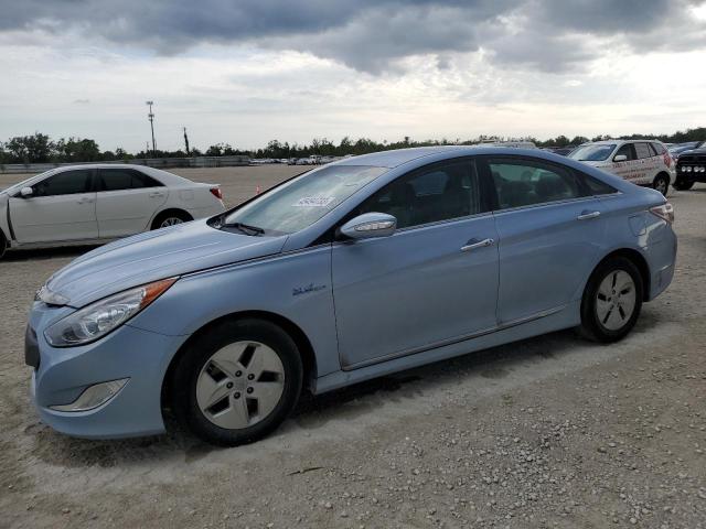 KMHEC4A45CA036556 - 2012 HYUNDAI SONATA HYBRID BLUE photo 1