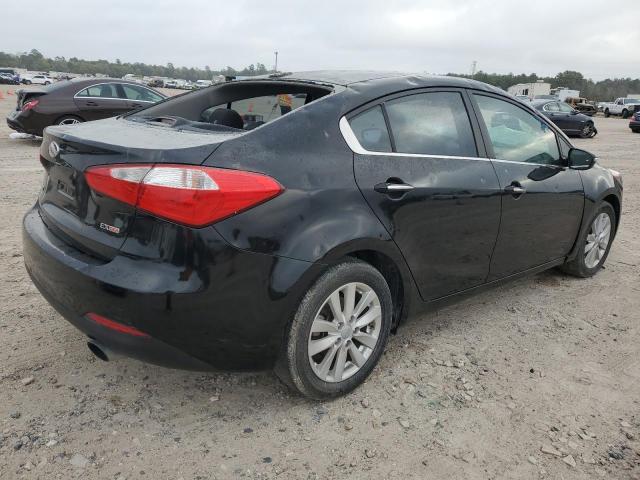 KNAFX4A83E5110680 - 2014 KIA FORTE EX BLACK photo 3