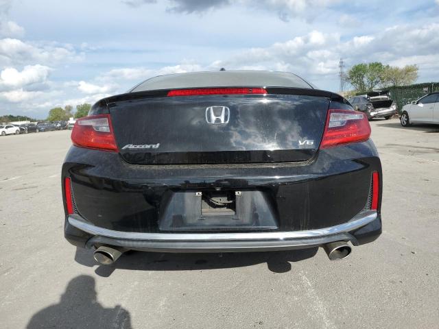 1HGCT2A88GA005019 - 2016 HONDA ACCORD EXL BLACK photo 6