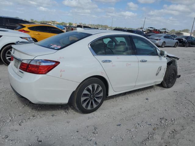 1HGCR6F54FA006140 - 2015 HONDA ACCORD HYBRID EXL WHITE photo 3