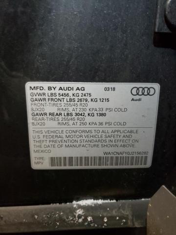 WA1CNAFY0J2156282 - 2018 AUDI Q5 PRESTIGE 石墨色 照片 13