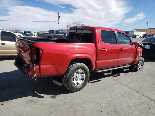 5TFAX5GN4JX116714 - 2018 TOYOTA TACOMA DOUBLE CAB RED photo 3