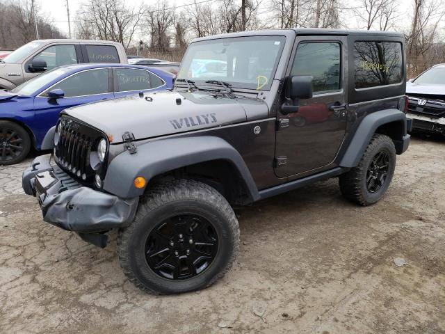 1C4AJWAG5HL589296 - 2017 JEEP WRANGLER SPORT GRAY photo 1