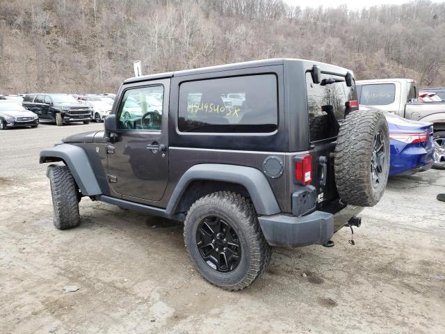 1C4AJWAG5HL589296 - 2017 JEEP WRANGLER SPORT GRAY photo 2