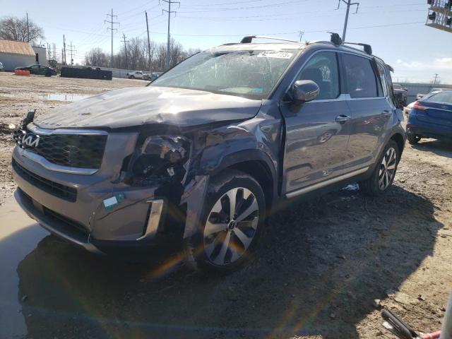 5XYP6DHC1NG226729 - 2022 KIA TELLURIDE S GRAY photo 1