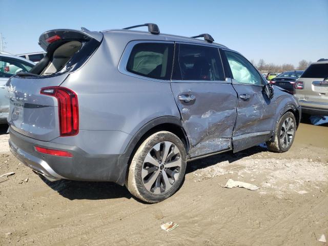 5XYP6DHC1NG226729 - 2022 KIA TELLURIDE S GRAY photo 3