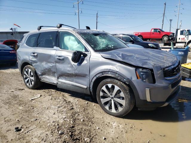 5XYP6DHC1NG226729 - 2022 KIA TELLURIDE S GRAY photo 4