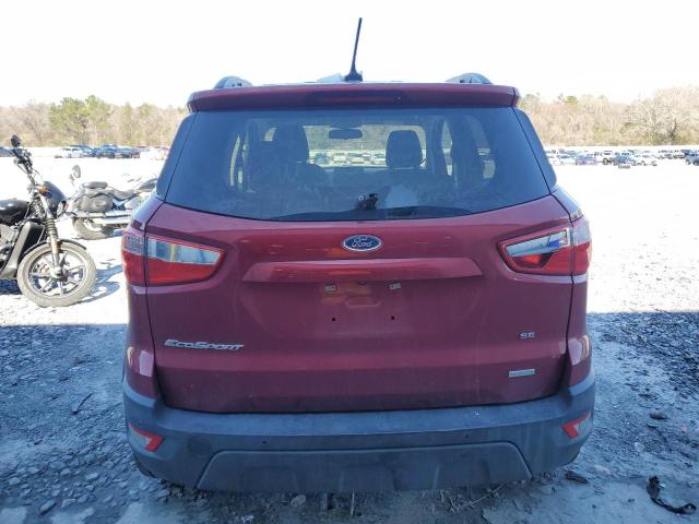 MAJ3S2GE3LC349649 - 2020 FORD ECOSPORT SE წითელი ფოტო 6