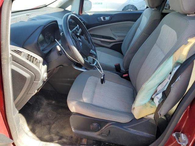 MAJ3S2GE3LC349649 - 2020 FORD ECOSPORT SE წითელი ფოტო 7