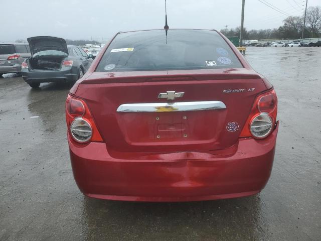 1G1JC5SH0E4157371 - 2014 CHEVROLET SONIC LT MAROON photo 6