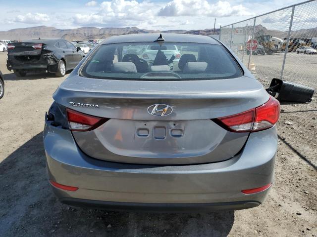 KMHDH4AE6GU567842 - 2016 HYUNDAI ELANTRA SE GRAY photo 6