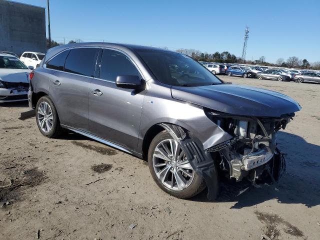 5FRYD7H59HB001854 - 2017 ACURA MDX SPORT HYBRID TECHNOLOGY GRAY photo 4