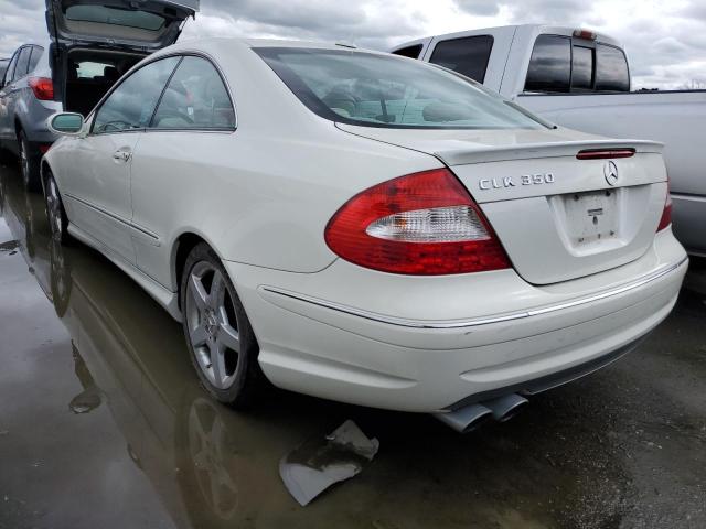 WDBTJ56H69F267754 - 2009 MERCEDES-BENZ CLK 350 WHITE photo 2