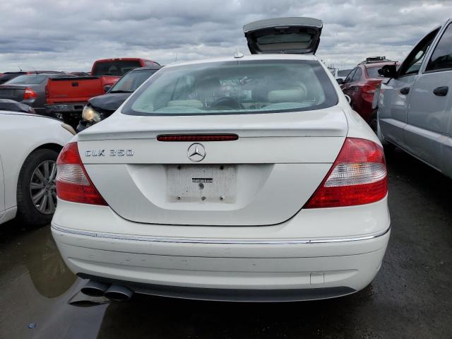 WDBTJ56H69F267754 - 2009 MERCEDES-BENZ CLK 350 WHITE photo 6