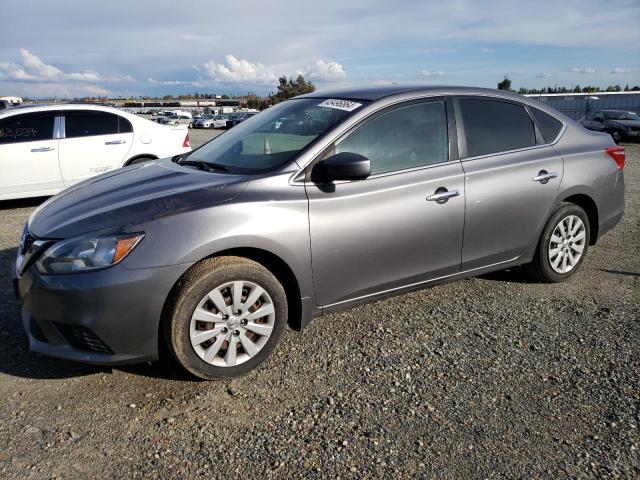 3N1AB7AP3GY320340 - 2016 NISSAN SENTRA S GRAY photo 1