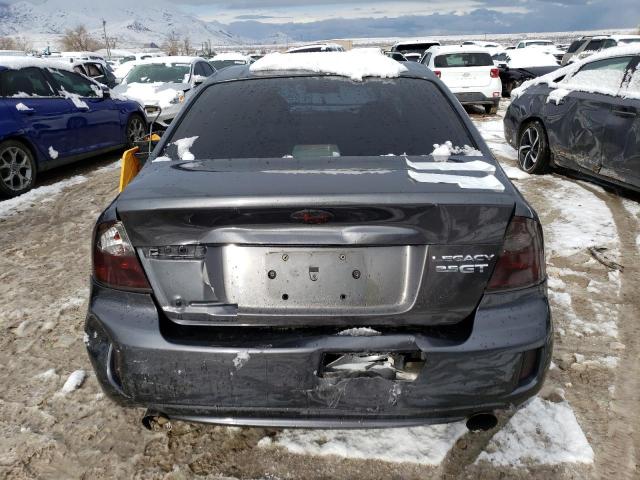 4S3BL676684205078 - 2008 SUBARU LEGACY GT LIMITED GRAY photo 6