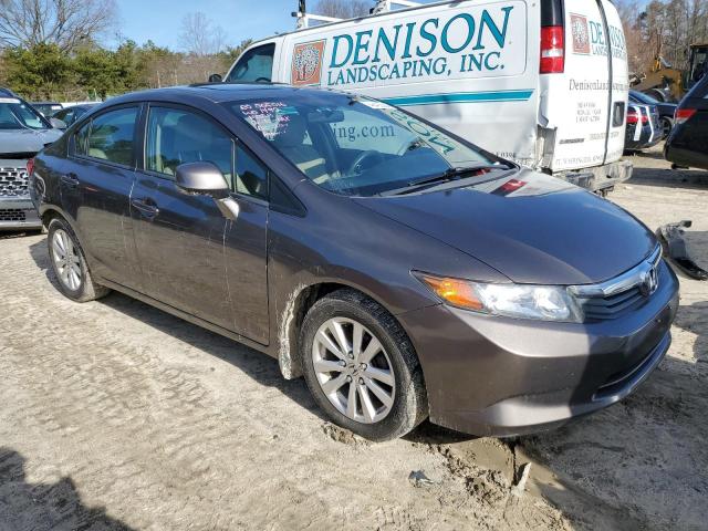 19XFB2F86CE107109 - 2012 HONDA CIVIC EX GRAY photo 4