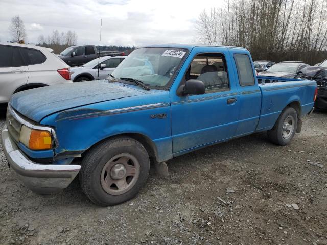 1FTCR14U0TPB34072 - 1996 FORD RANGER SUPER CAB BLUE photo 1