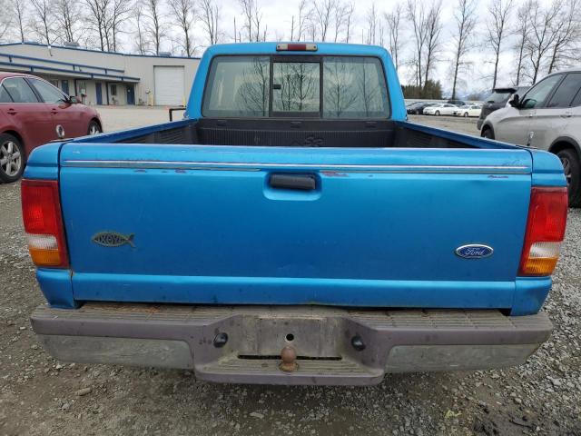 1FTCR14U0TPB34072 - 1996 FORD RANGER SUPER CAB BLUE photo 6