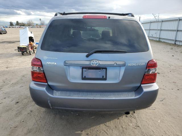 JTEGD21A240090629 - 2004 TOYOTA HIGHLANDER GRAY photo 6