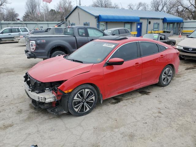 2HGFC1F39HH636000 - 2017 HONDA CIVIC EX RED photo 1