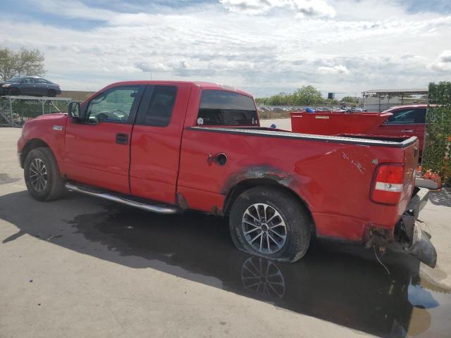 1FTRX12W07FA41357 - 2007 FORD F150 RED photo 2