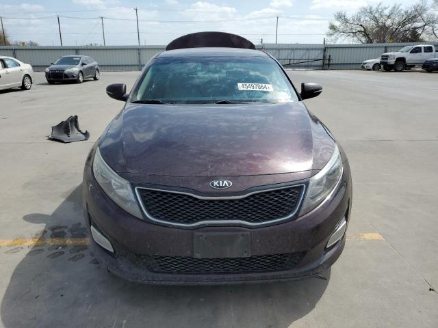 5XXGN4A70FG424157 - 2015 KIA OPTIMA EX BURGUNDY photo 5